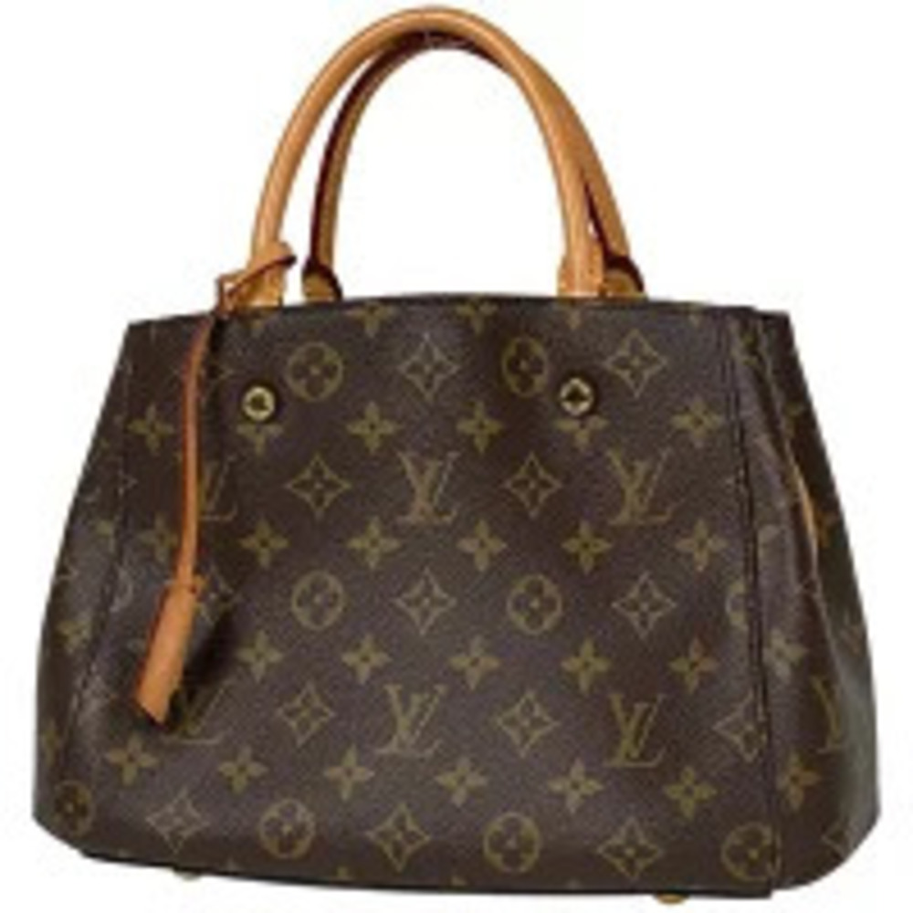 Louis Vuitton Montaigne 2way Handbag Monogram Brown